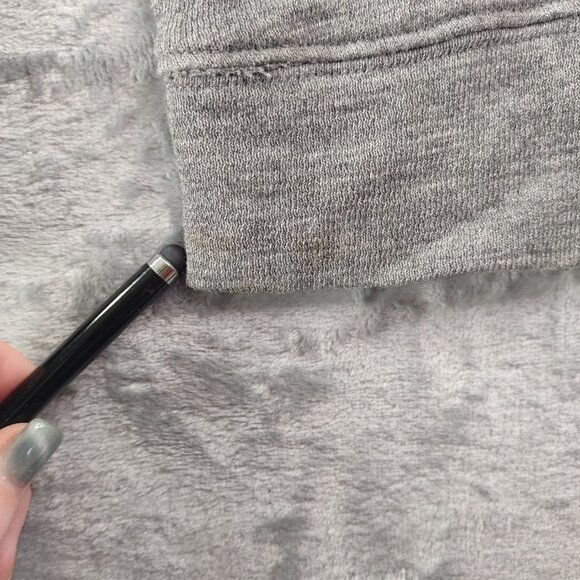 J Crew Womens Gray Sequin Sweatshirt‎ Style 33583 M 100% Cotton Scoop Neck Glam - Picture 6 of 11